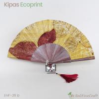 Kipas Ecoprint Tegeran Maroon 35