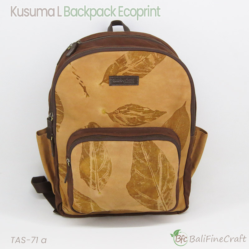 Kusuma L Backpack Ecoprint 71