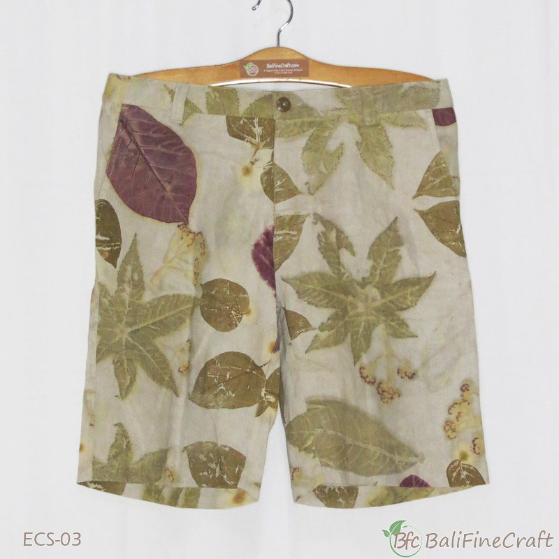 Celana Pendek Ecoprint Rambutan 03