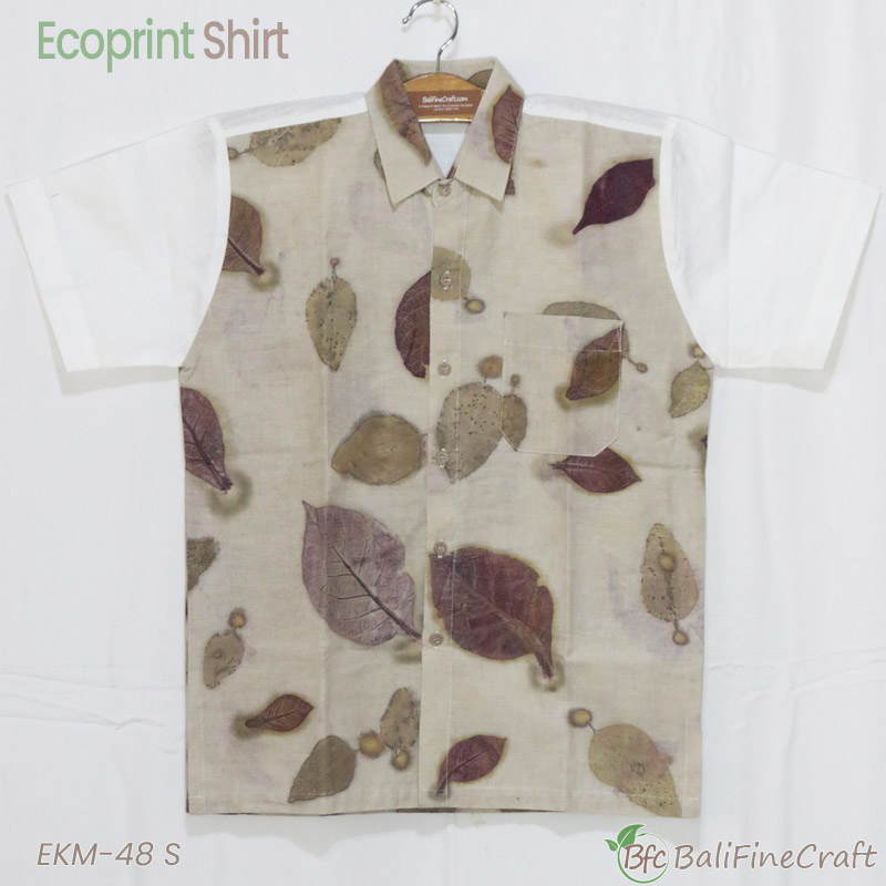 Kemeja Ecoprint Linen Jambal 48 S