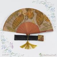 Kipas Ecoprint Mix Rattan Pink 21