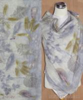 Kerudung Ecoprint Katun Tunjung 09