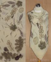 Kerudung Ecoprint Katun Tunjung 13