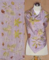 Kerudung Ecoprint Habutai Secang 35