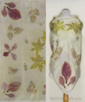 Kerudung Ecoprint Habutai Kunyit 45