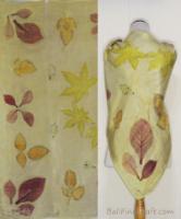 Kerudung Ecoprint Habutai Kunyit 46