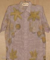 Kemeja Ecoprint Katun Mahoni 19 XL
