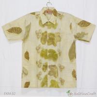 Kemeja Ecoprint Linen Tegeran 32 L