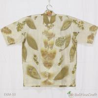 Kemeja Ecoprint Linen Tunjung 33 L