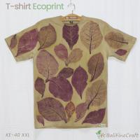 Kaos Ecoprint Eucalyptus 40 XXL