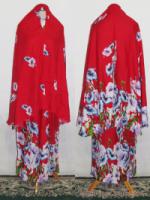 Mukena Anak Motif Bunga Anthurium 66