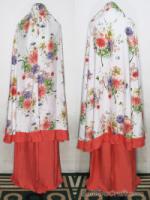 Mukena Super Motif Bunga Sakura 112