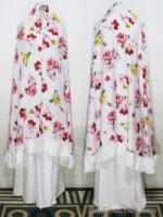 Mukena Super Motif Bunga Mawar 117