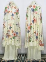 Mukena Super Motif Bunga Sakura 134