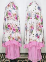 Mukena Super Motif Bunga Sakura 135