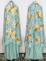 Mukena Super Motif Bunga Sakura 140