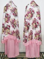 Mukena Super Motif Bunga Mawar 55