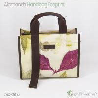 Alamanda Handbag Ecoprint 79