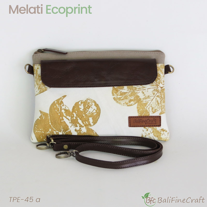 Pouch Bag Ecoprint Melati 45