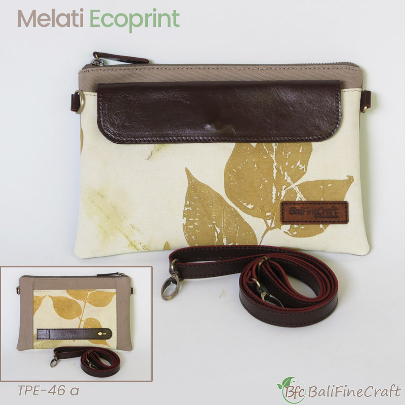 Pouch Bag Ecoprint Melati 46